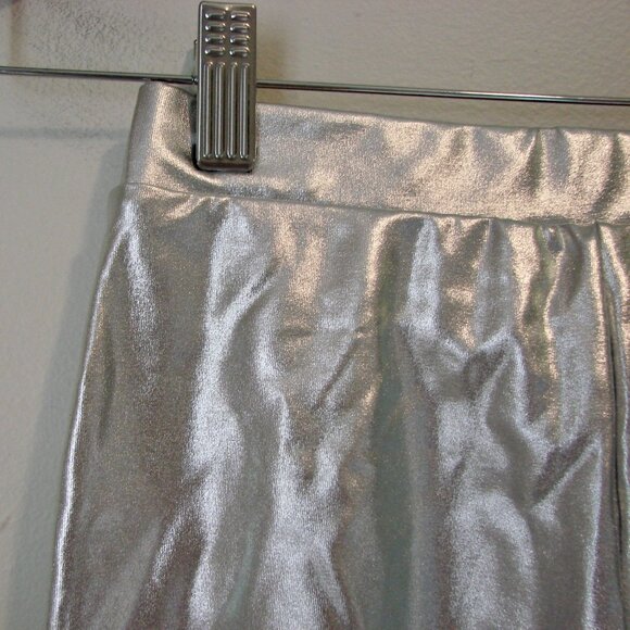 Fashion Nova Silver Metallic Pants Your Wildest Dreams Club Party NEW NWT  XS - Picture 13 of 13